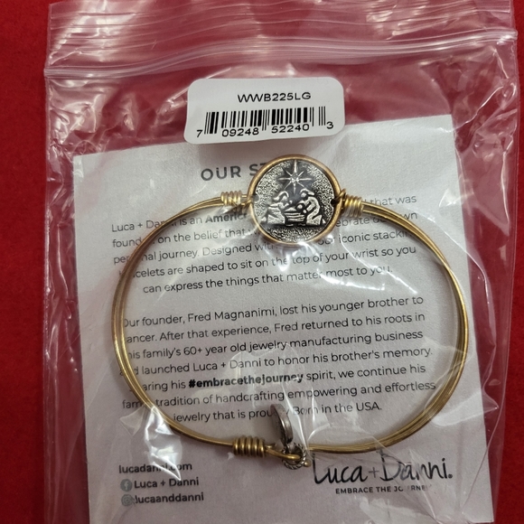 Luca Danni Jewelry Luca Danni Nativity Gold Toned Bracelet